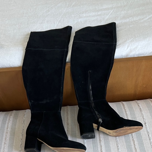 White House Black Market Over the Knee Black Boots - Picture 5 of 6